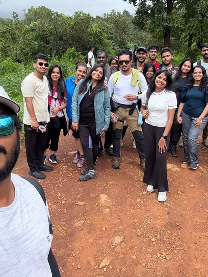 A selfie with the group on the trail. Our experienced guides are always there to lead the way and capture the best moments.