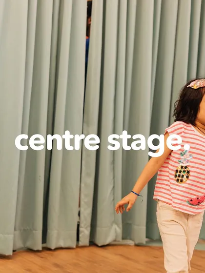 Pooja shines on stage, turning potential stage fright into a starlight performance. We create a nurturing environment where every child can feel like a star.