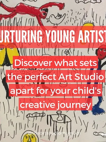 An overview of what sets our studio apart. This series of images explains our core values, from nurturing young artists to fostering a positive, creative environment.