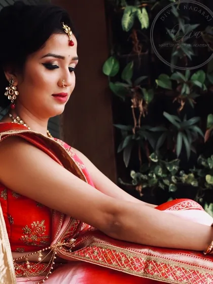 A serene portrait showcasing this soft glam makeup. The look is elegant and timeless, perfect for any special occasion where you want to look polished and beautiful.