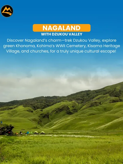 My Nagaland trip includes the famous Dzukou Valley trek, exploring the green village of Khonoma, and a deep dive into the local culture.