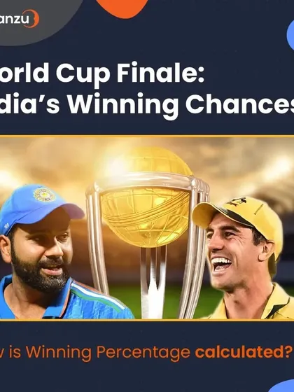 As India and Australia face off in the World Cup finale, let's look at the math. How is the winning percentage in cricket actually calculated?
