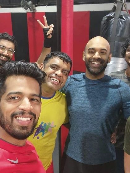 The camaraderie is what it's all about. A fun selfie with the team after a tough but rewarding morning BJJ class.