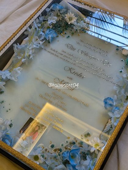 Luxury Resin Wedding Invitations (Kankotri) photo 14