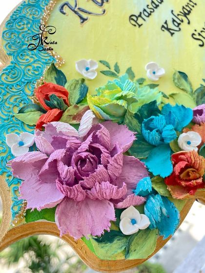 Jashn-e-Kala by Sakshi - Custom Russian Sculpture Decor Personalized Nameplates photo 8