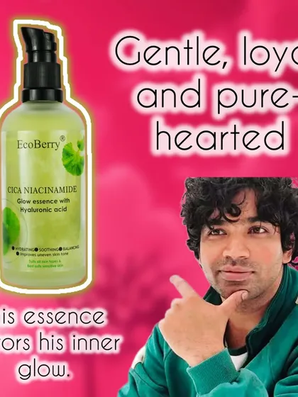 My Cica Niacinamide Glow Essence is gentle, loyal, and pure-hearted, mirroring the inner glow of a kind soul.