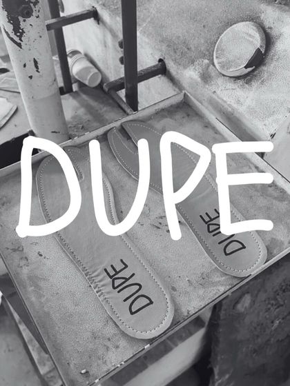 A sole with a story. The 'DUPE' insoles, freshly stamped and ready for the next stage of production in our workshop. A dupe with depth is coming soon.