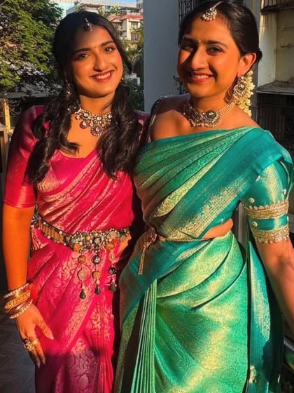 Draping for Bridesmaids & Family photo 3