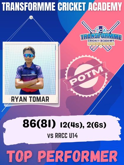Transform Cricket Academy - Advanced Competitive Cricket Training The Record Breakers: Individual Player Achievements photo 73
