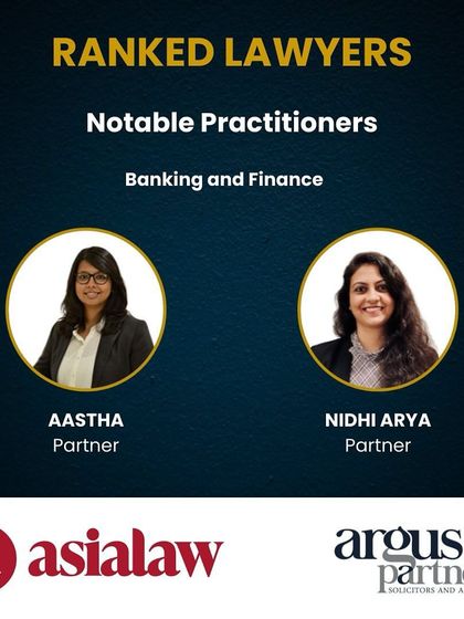 Asialaw Rankings 2024-2025 have recognized two of our partners as 'Notable Practitioners' in Banking and Finance. This peer and client-validated ranking speaks to the quality of our advisory work.