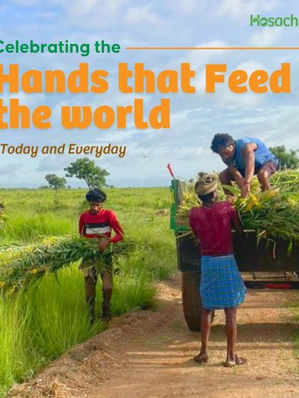 We celebrate the hands that feed the world, today and every day. A heartfelt thank you to all the farmers whose tireless work nurtures the earth and nourishes us all.