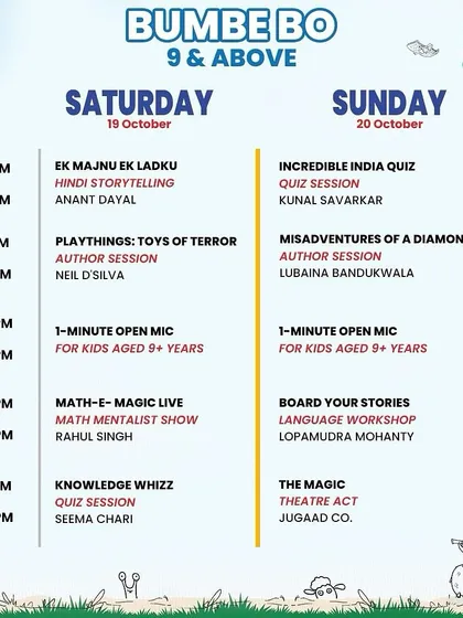 This event schedule for Kukdukoo Fest shows the complexity of the events I support. My job is to provide the physical stages and zones where these diverse activities, from storytelling to workshops, can take place.