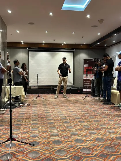Leading a discussion with a group of coaches. My workshops are not just lectures. They are interactive sessions designed to tackle the hard questions about applying sports science in a team environment.