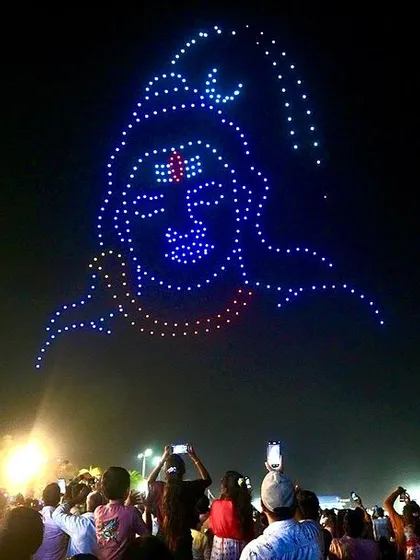 A powerful depiction of Lord Shiva from our Jal Jagar Maha Utsav show. The blend of divinity and social messaging created a unique and impactful experience.
