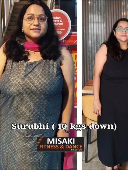 Surabhi's 10 kg weight loss journey. Her progress shows how our program helps build a healthier relationship with food and exercise.