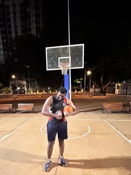 A player from Team Mean Machine, showing the strength and power this team brings to every game.