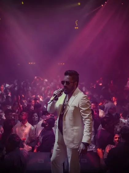 The house is packed for a live performance by Mika Singh. I handle event promotion and production for club takeovers, ensuring a sold-out show with an electric atmosphere.
