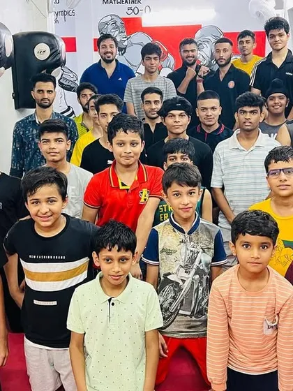 A group photo of our students at the Tokas Boxing & Fitness Academy.