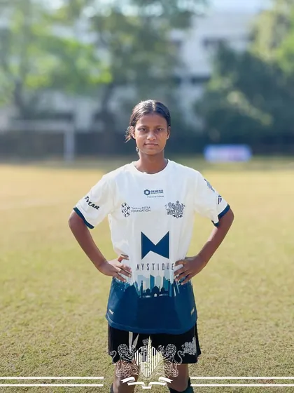 Lioness of The Dream Team. A portrait of one of our talented players, showcasing her focus and determination.