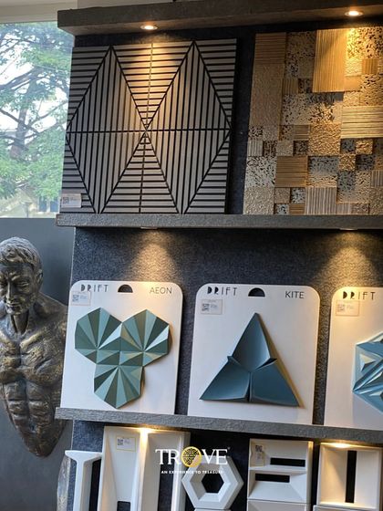 Explore the world of texture and dimension with our collection of 3D and geometric tiles. These designs, available in various shapes and finishes, are perfect for creating a dynamic accent wall or adding a modern touch to any room.