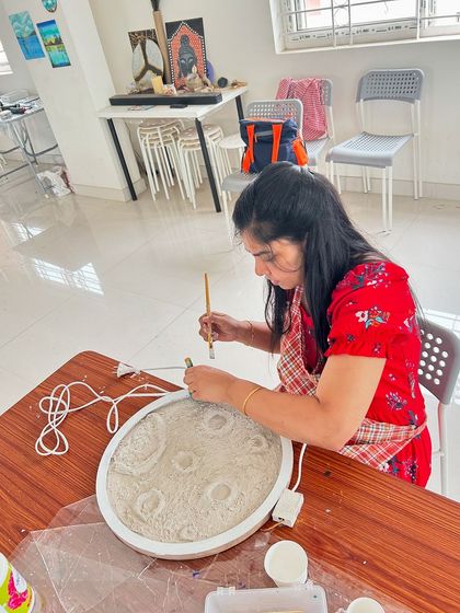 Paint Cafe Studio - Art & Craft Workshops Happy Artists at Our Studio photo 85