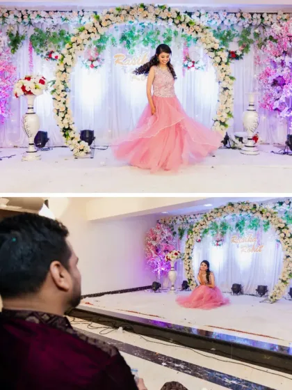 The bride's solo performance for her groom. I capture these special surprises that make each celebration unique.