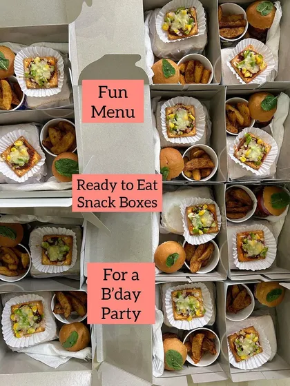 Happiness is a box full of fun food. These ready to eat snack boxes were a big hit at a birthday party, filled with a variety of treats to make the celebration extra special.