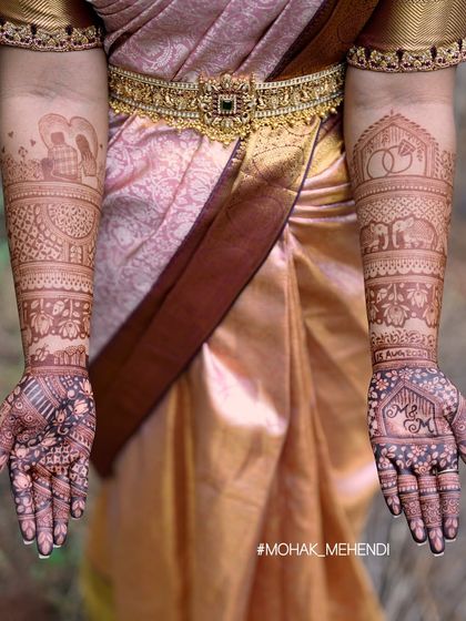 Mohak Mehendi - Professional Mehndi Artistry The Richness of the Stain photo 6