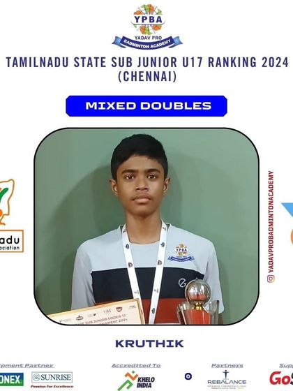 Yadav Pro Badminton Academy - Student-Athlete Development Program National & State Level Champions photo 56