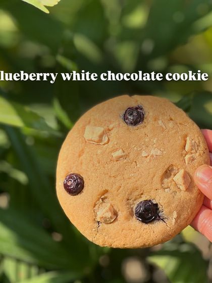 Our Blueberry White Chocolate cookie is a perfect balance of sweet and tart. The juicy blueberries and creamy white chocolate are a match made in heaven.