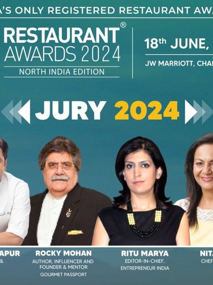 Chef Nita Mehta was honored to be on the jury for the Restaurant Awards 2024, alongside other industry stalwarts like Chef Kunal Kapur. Her expertise is a cornerstone of our brand's credibility.