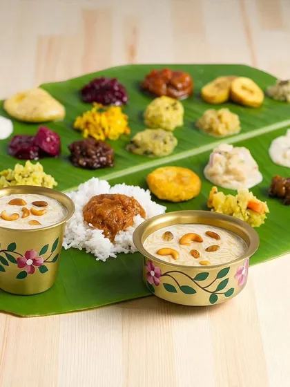 Savoring tradition, one meal at a time. Our hand-painted brass davara set brings a touch of nostalgic elegance to your festive feasts, making moments with loved ones even more special.