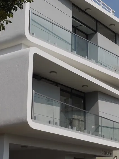 Showcasing our versatility, Saurabh's Residence in Bangalore features an ultra-modern aesthetic with curved, cantilevered balconies. This project explores fluid forms and minimalist detailing, demonstrating our capabilities in contemporary residential architecture.