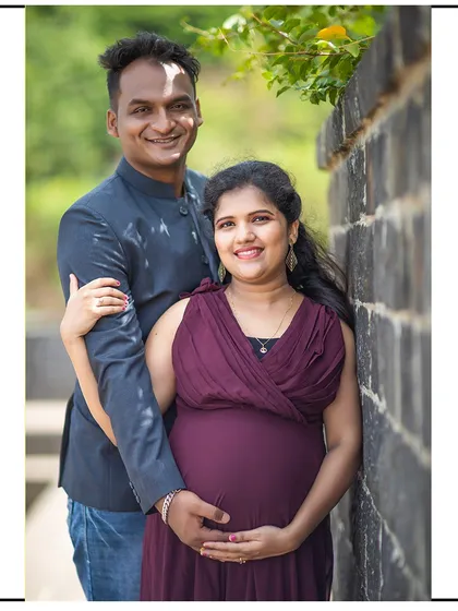 A classic, happy portrait of a couple, perfect for sharing with family and friends.