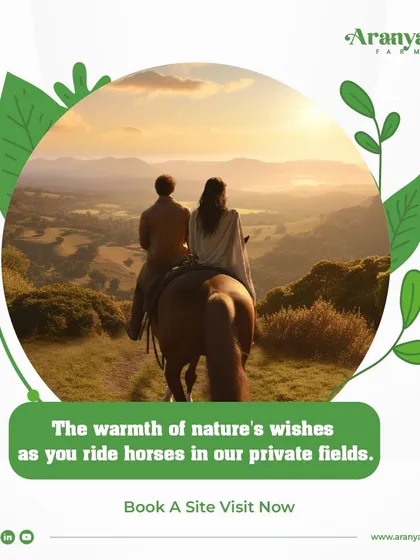 Experience the warmth of nature as you ride horses through the private fields of our farm communities. Book a site visit to feel the magic for yourself.