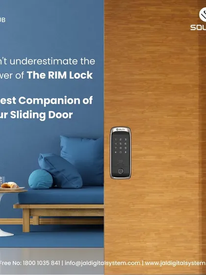 Sliding doors require specialized security, and our Solity RIM lock is the perfect solution. This compact yet powerful lock provides the same high level of digital security and keyless convenience for your sliding glass doors, patios, or office partitions.