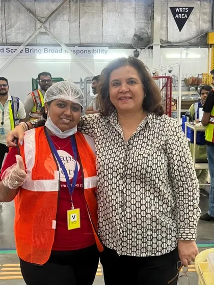 A proud moment with one of the senior members of the Amazon team after a successful workshop. Building connections and sharing my craft is what it's all about.