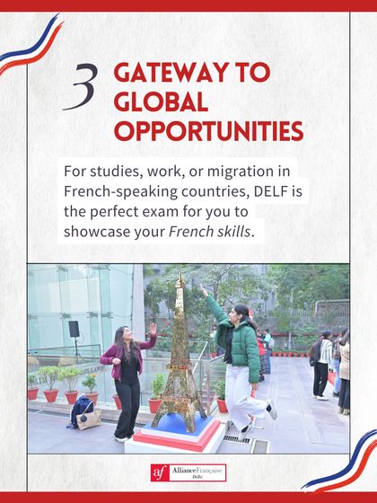 This certification is your gateway to global opportunities. Whether you plan to study, work, or migrate to French speaking countries, the DELF diploma is the perfect way to showcase your language skills and make your application stand out.