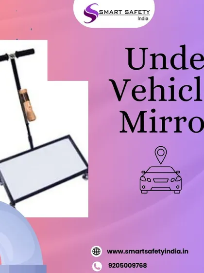 For high-security zones, we offer under vehicle inspection mirrors. These are essential tools used by police and security forces to check for hidden threats under cars and trucks. Our mirrors are lightweight, durable, and provide a clear view for thorough inspections.