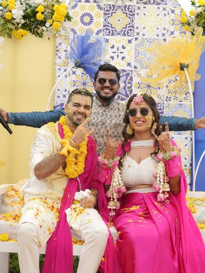 Emcee Pramod - Wedding Emcee & Host Vibrant Haldi & Mehendi Ceremonies photo 11