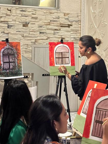 Nishka Mehta - Painting Workshops & Art Parties Creative Corporate Offsites photo 13