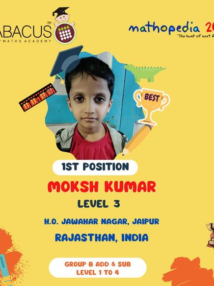 Abacus D Maths Academy - Educational Franchise & Teacher Training Mathopedia: Our Annual Competitions photo 39