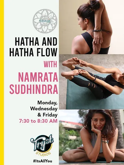 Join me for Hatha and Hatha Flow classes. These sessions are designed to build strength, increase flexibility, and connect you with your breath in a mindful way.