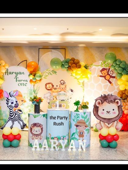 The Party Rush - Kids' Birthday Party Planning & Decoration Jungle & Safari Adventures photo 23