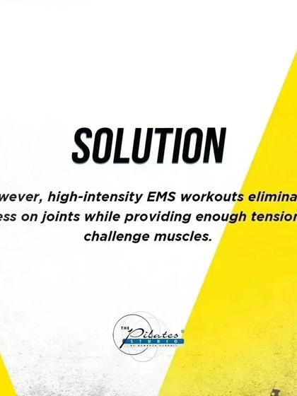 The solution is a high-intensity workout that doesn't stress the joints. Our EMS training provides enough tension to challenge muscles and build strength without the impact of traditional weight lifting or running.