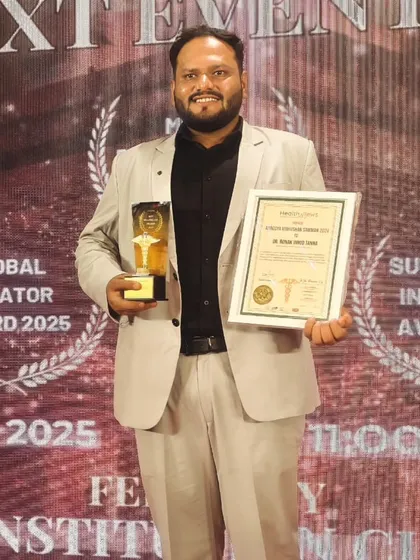 I am holding the Arogya Vibhushan Samman award. This recognition is not just for me, but for the science of Ayurveda itself. It fuels my mission to bring this ancient knowledge to everyone who feels stuck with chronic health issues.