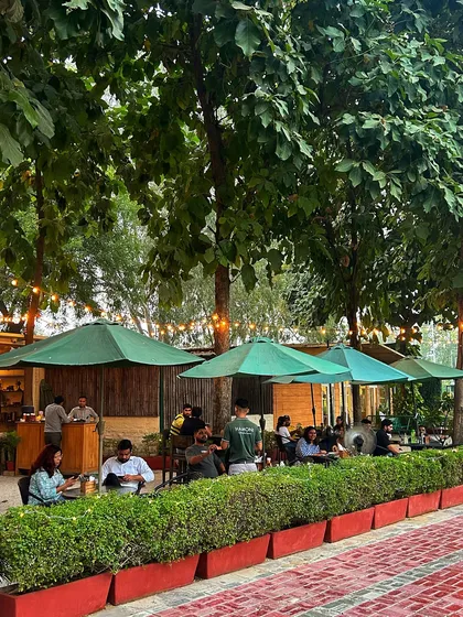 The cafe patio is always buzzing with energy, a great place to socialize and enjoy the outdoors.